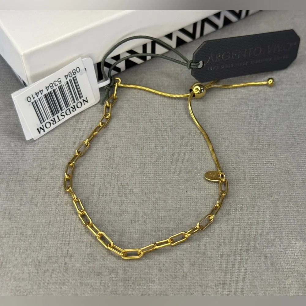 Argento Vivo Gold Adjustable Bracelet - Picture 12 of 16